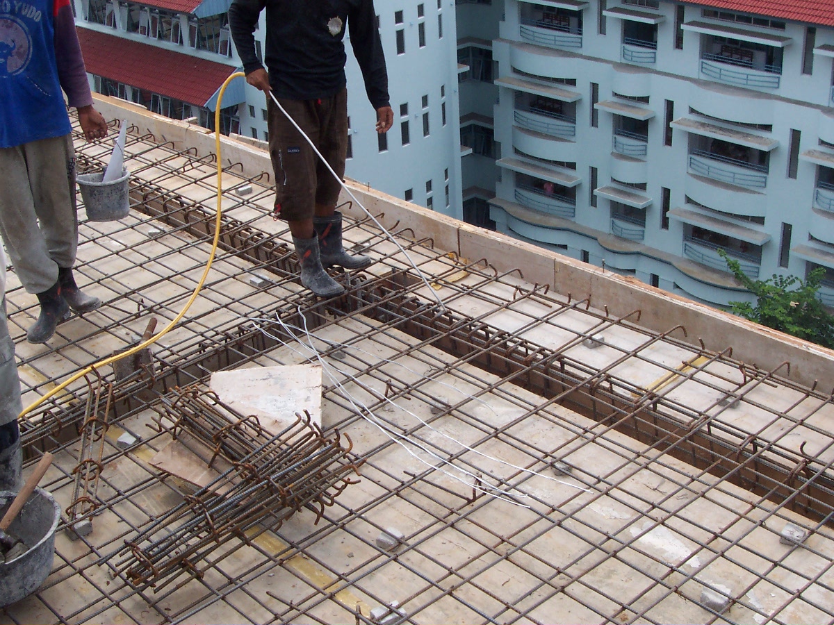 Detail Gambar Tulangan Rumah Dengan Atap Beton Nomer 2