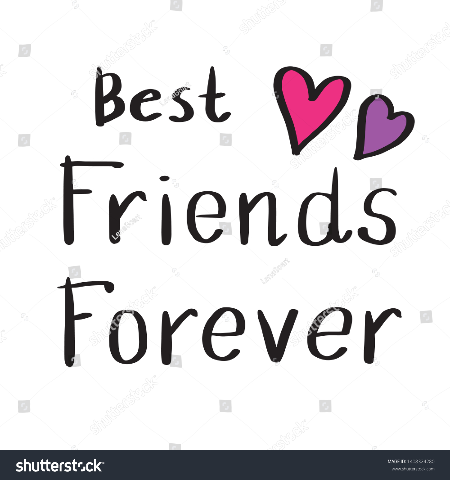 Gambar Tulisan Best Friend Forever - KibrisPDR