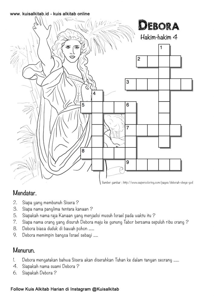 Detail Gambar Tulisan Debora Nomer 32