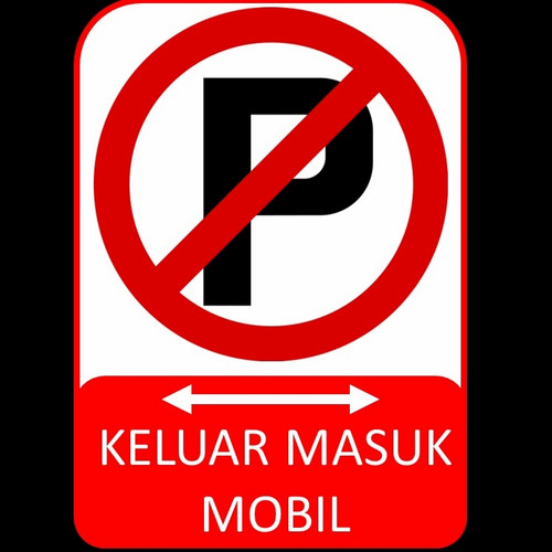 Detail Gambar Tulisan Dilarang Parkir Nomer 39