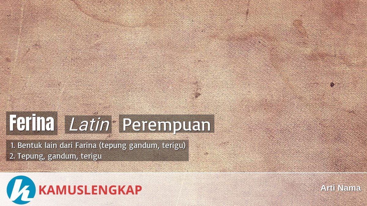 Detail Gambar Tulisan Ferina Nomer 13