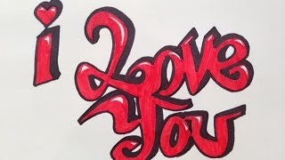 Detail Gambar Tulisan Graffiti I Love You Nomer 24