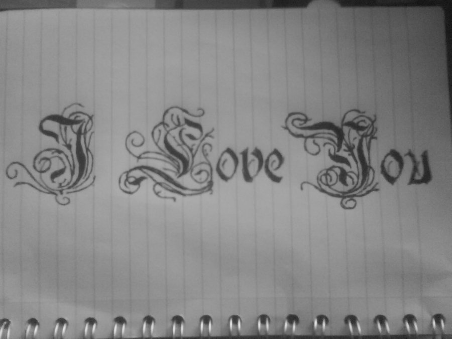 Detail Gambar Tulisan Graffiti I Love You Nomer 55