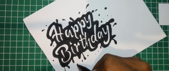 Detail Gambar Tulisan Happy Birthday Yang Bagus Nomer 18