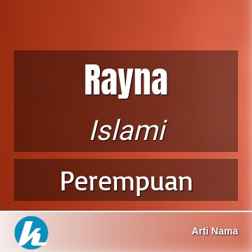 Detail Gambar Tulisan Nama Rayna Nomer 7