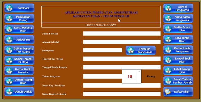Detail Gambar Tulisan Ruang Panitia Ujian Nomer 44