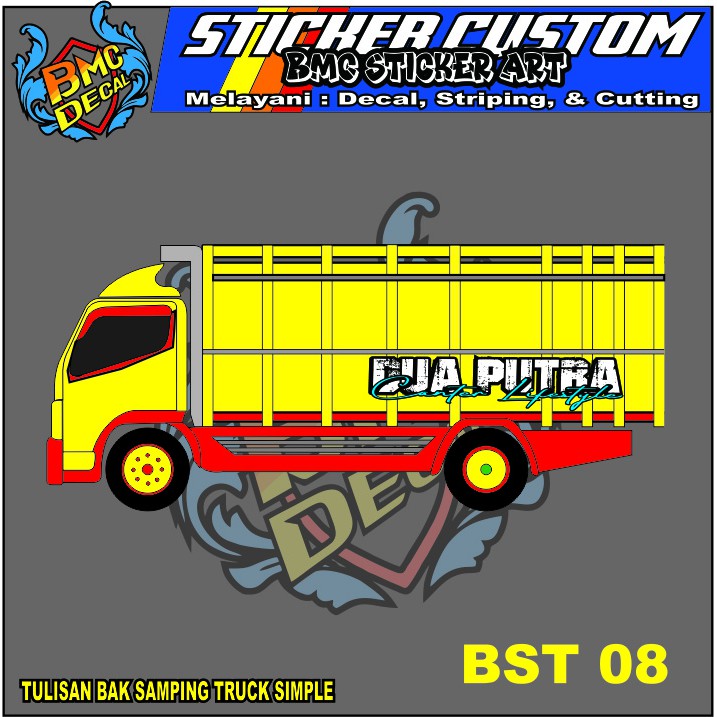 Detail Gambar Tulisan Samping Bak Truk Nomer 5