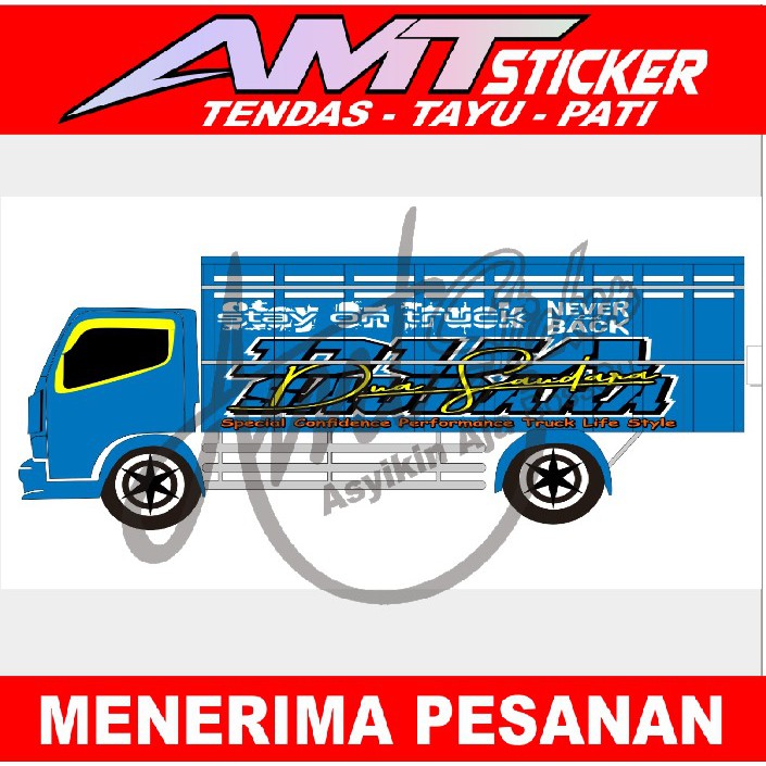 Detail Gambar Tulisan Samping Bak Truk Nomer 9