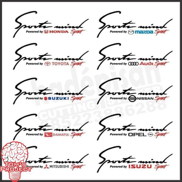 Detail Gambar Tulisan Stiker Mobil Sport Nomer 21