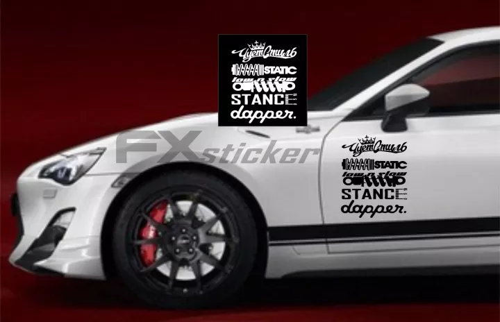 Detail Gambar Tulisan Stiker Mobil Sport Nomer 25