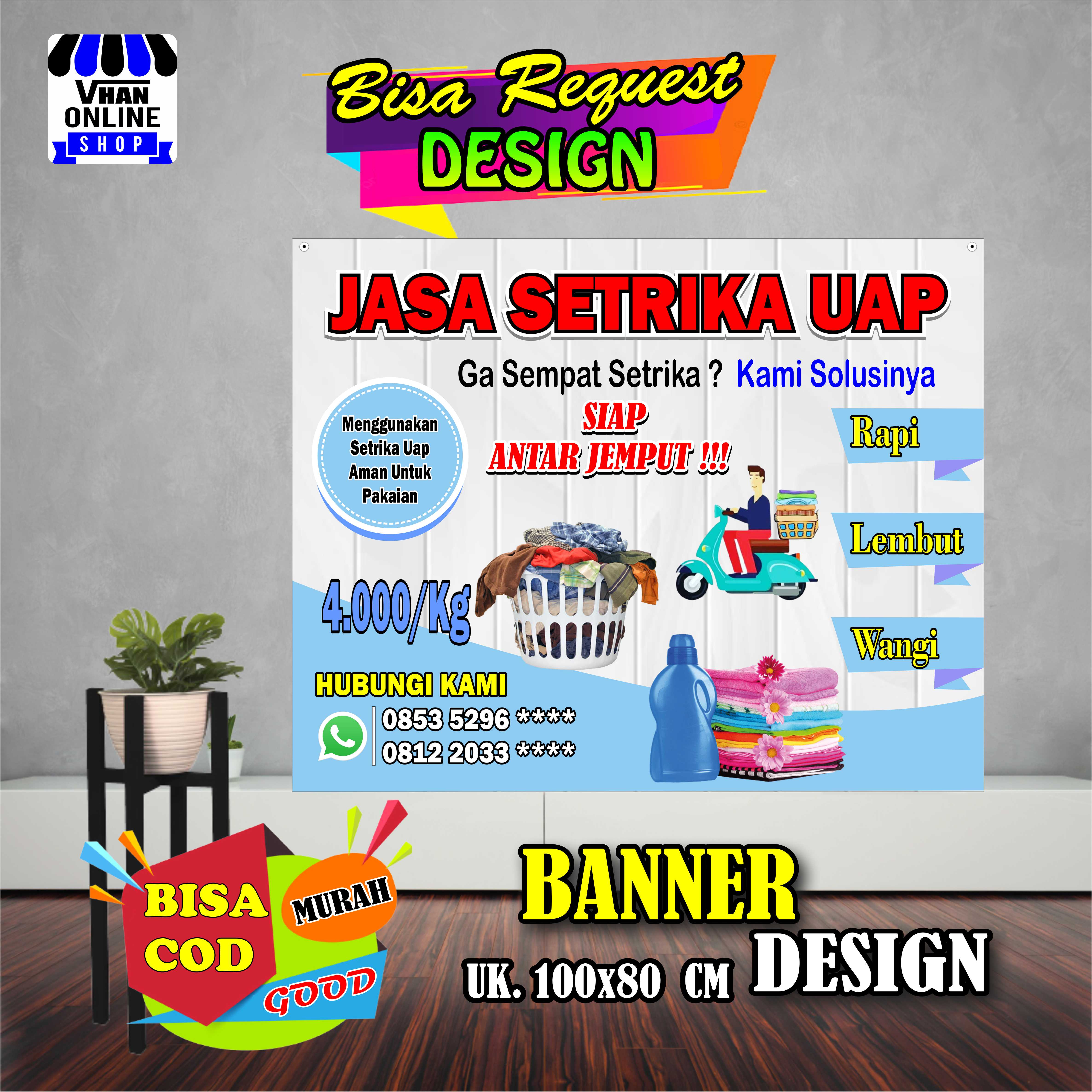 Detail Gambar Tulisan Terima Jasa Setrika Banner Terima Jasa Setrika Nomer 3