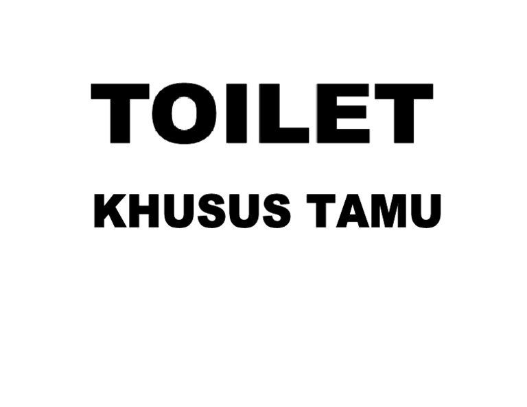 Detail Gambar Tulisan Toilet Nomer 9