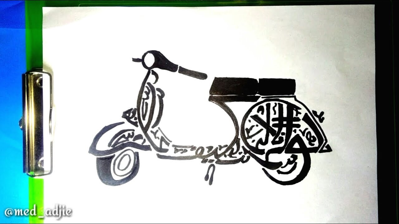 Detail Gambar Tulisan Vespa Grafiti Nomer 19