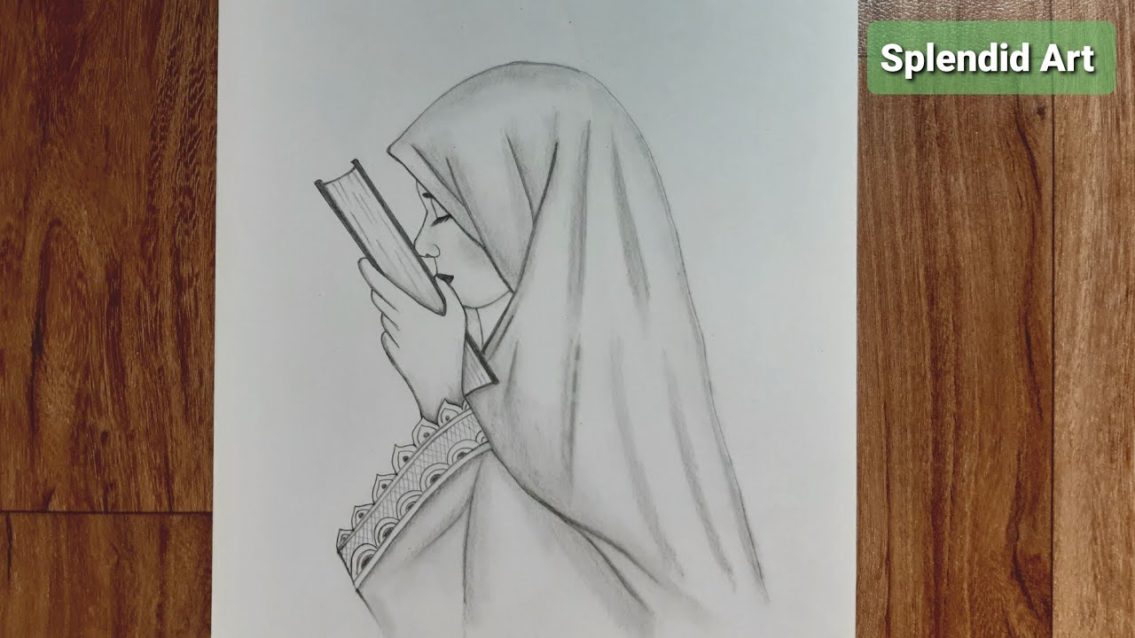 Detail Gambar Tumblr Gambar Hijab Tumblr Pencil Art Nomer 11