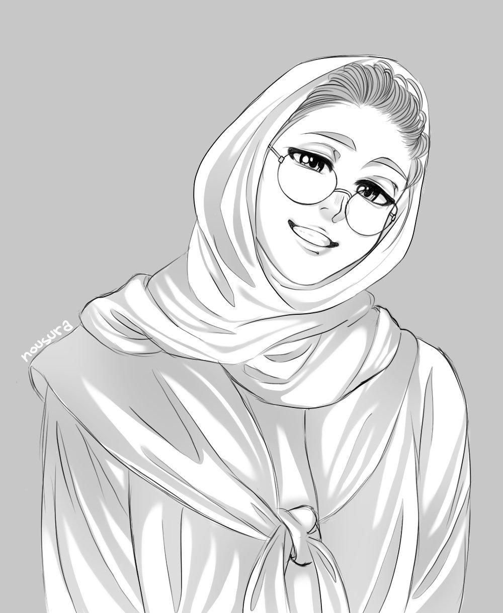 Detail Gambar Tumblr Gambar Hijab Tumblr Pencil Art Nomer 44