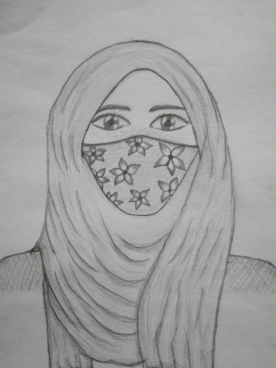 Detail Gambar Tumblr Gambar Hijab Tumblr Pencil Art Nomer 6