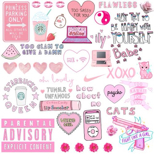 Detail Gambar Tumblr Sticker Pink Emoji Nomer 33