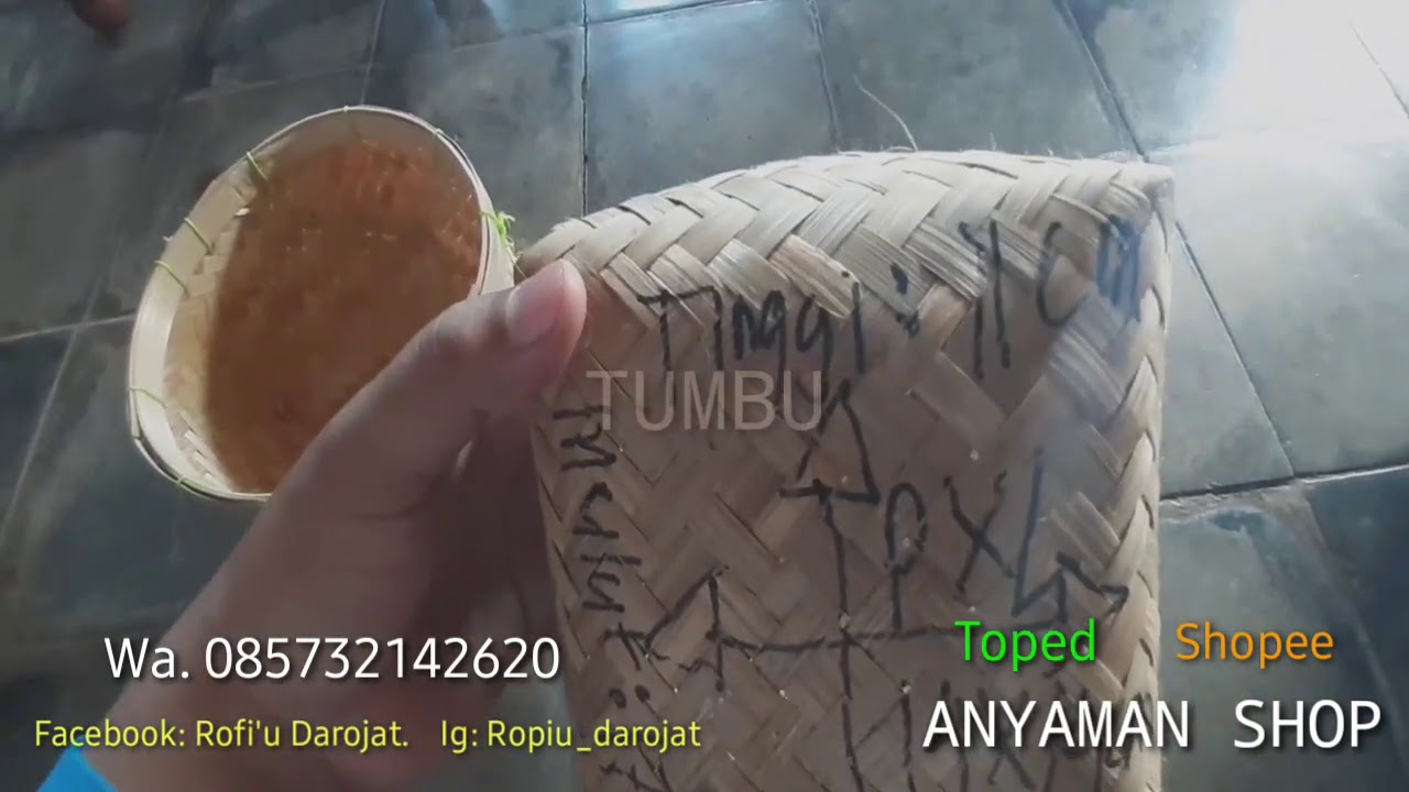 Detail Gambar Tumbu Anyaman Nomer 55