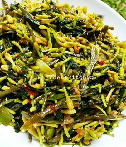 Detail Gambar Tumis Kangkung Bunga Pepaya Nomer 15