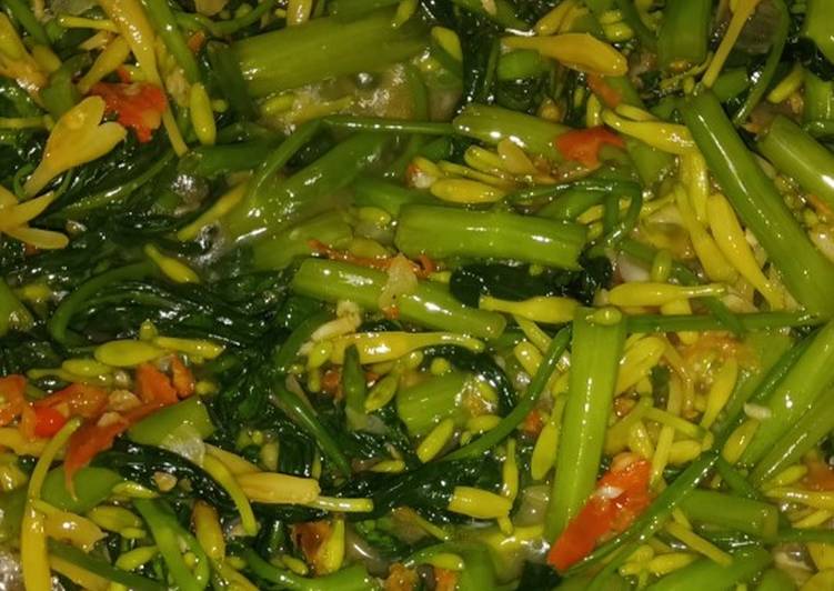 Detail Gambar Tumis Kangkung Bunga Pepaya Nomer 34