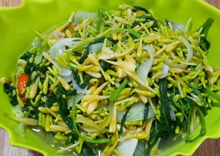 Detail Gambar Tumis Kangkung Bunga Pepaya Nomer 7