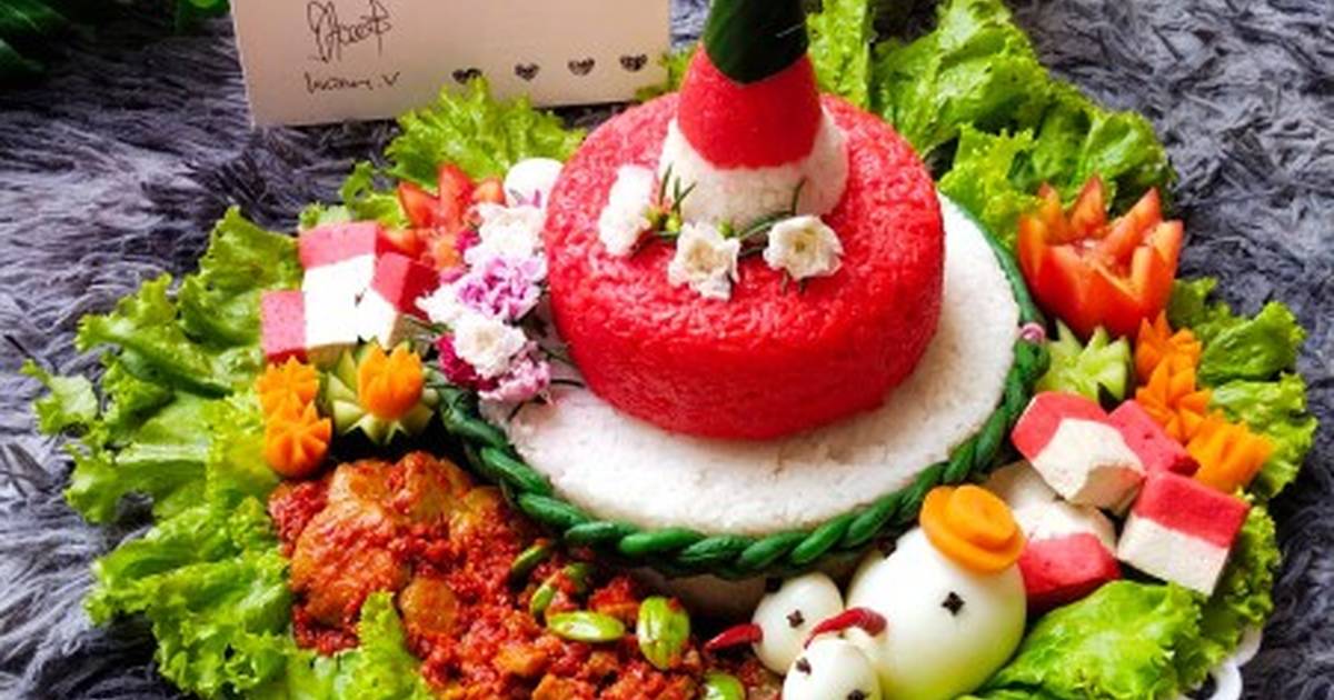 Detail Gambar Tumpeng Merah Putih Nomer 2