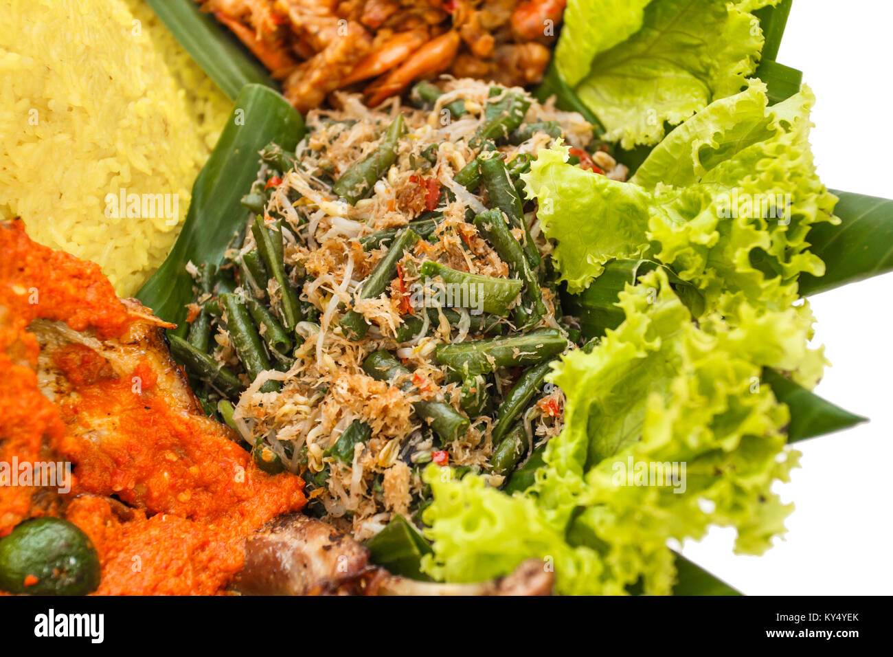 Detail Gambar Tumpeng Nasi Putih Urap Nomer 24