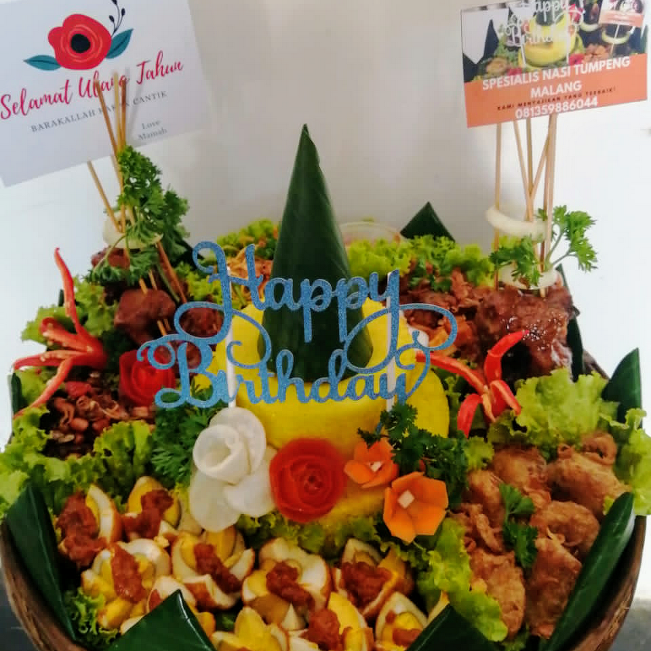 Detail Gambar Tumpeng Ultah Dan Ucapannya Nomer 45