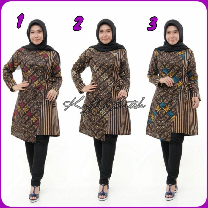 Gambar Tunik Batik Modern - KibrisPDR