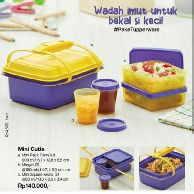 Detail Gambar Tupperware Tempat Bekal Anak Nomer 3