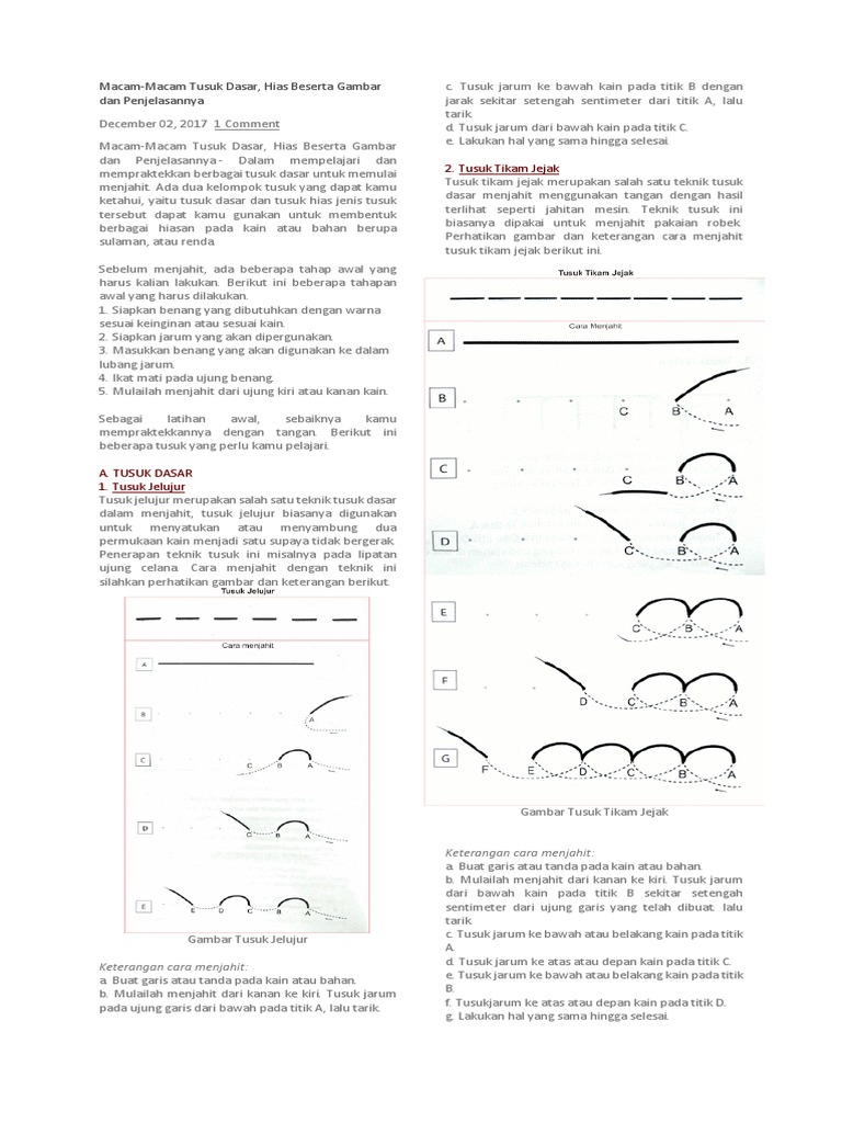 Detail Gambar Tusuk Flanel Nomer 49