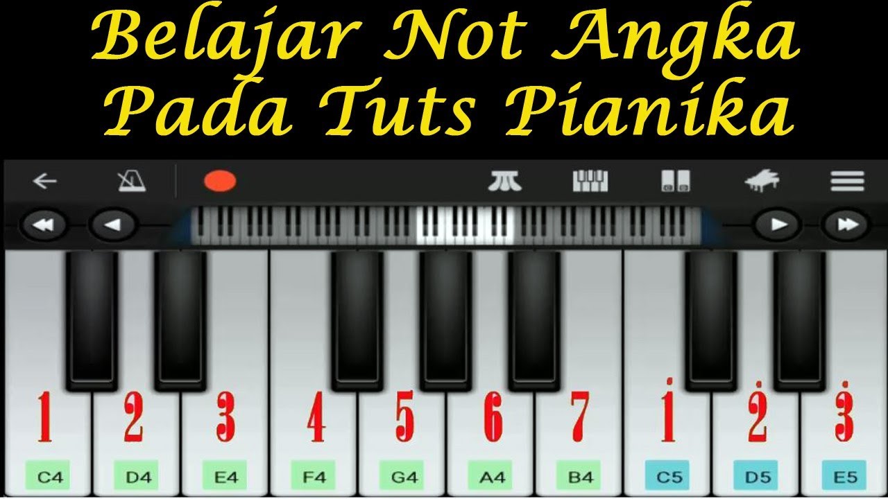 Detail Gambar Tuts Pianika Nomer 12