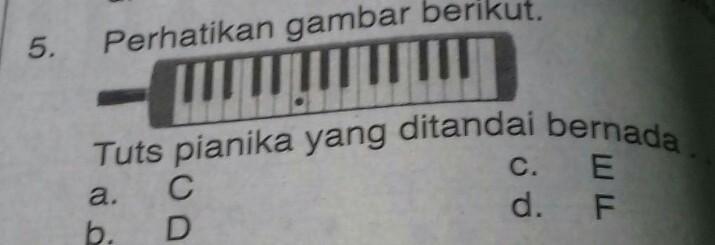 Detail Gambar Tuts Pianika Nomer 28