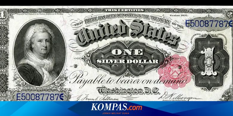 Detail Gambar Uang 1 Dollar Amerika Nomer 45