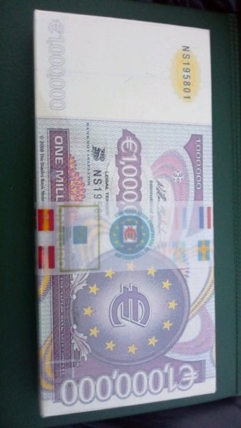 Detail Gambar Uang 1 Juta Euro Nomer 25