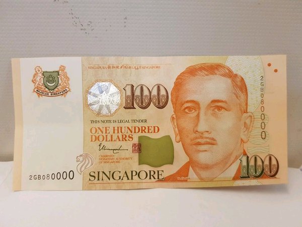 Gambar Uang 100 Dolar Singapura - KibrisPDR