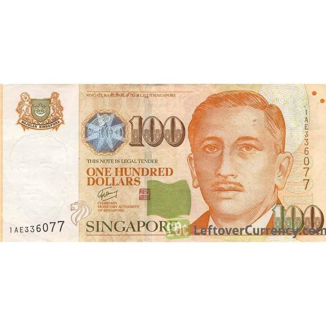 Detail Gambar Uang 100 Dolar Singapura Nomer 54