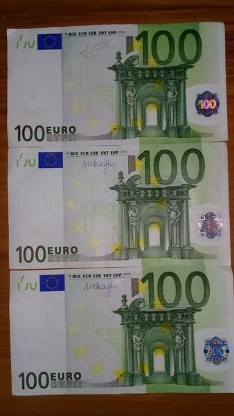 Detail Gambar Uang 100 Euro Nomer 25