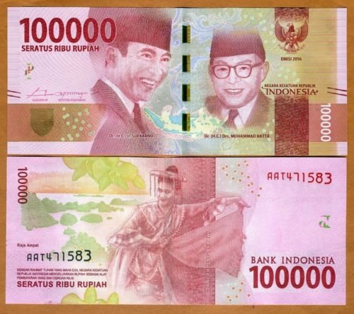 Detail Gambar Uang 100 Ribu Rupiah Nomer 17