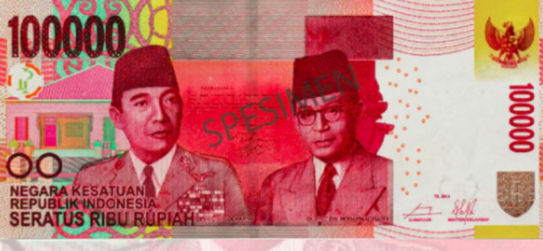 Detail Gambar Uang 100 Ribu Rupiah Nomer 18