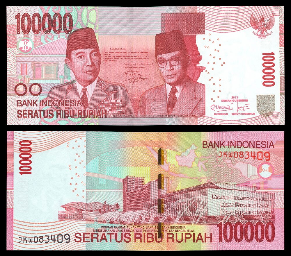 Detail Gambar Uang 100 Ribu Rupiah Nomer 7