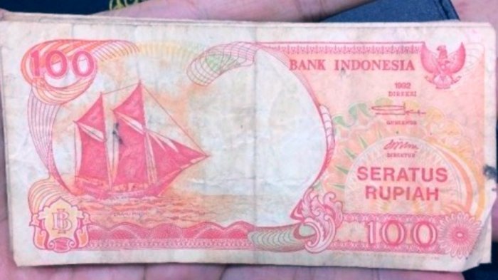 Detail Gambar Uang 100 Rupiah Nomer 12