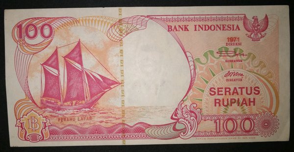 Detail Gambar Uang 100 Rupiah Nomer 34