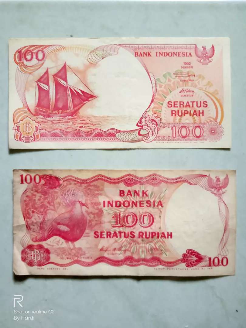 Detail Gambar Uang 100 Rupiah Nomer 8