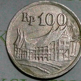 Detail Gambar Uang 100 Rupiah Logam Nomer 18