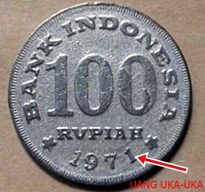 Detail Gambar Uang 100 Rupiah Logam Nomer 10