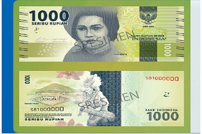 Detail Gambar Uang 1000 Rupiah Nomer 17
