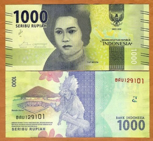 Detail Gambar Uang 1000 Rupiah Nomer 29