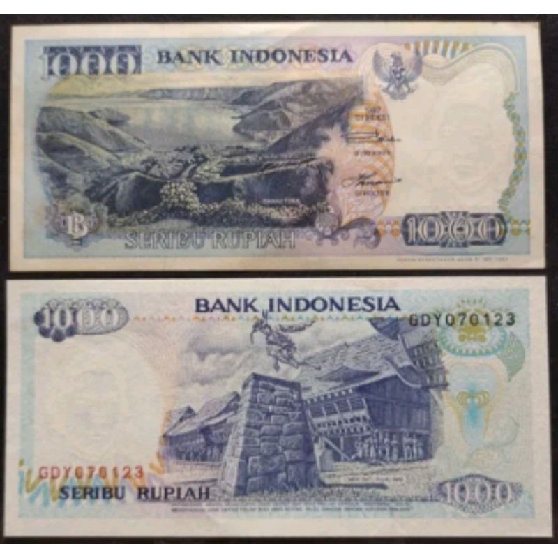 Detail Gambar Uang 1000 Rupiah Nomer 47