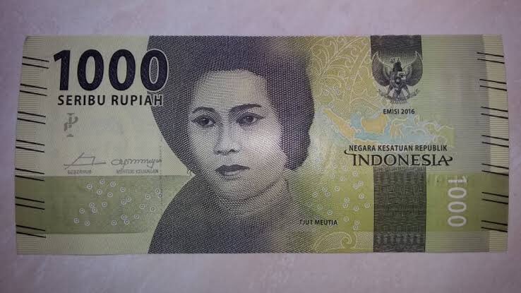 Detail Gambar Uang 1000 Rupiah Nomer 10